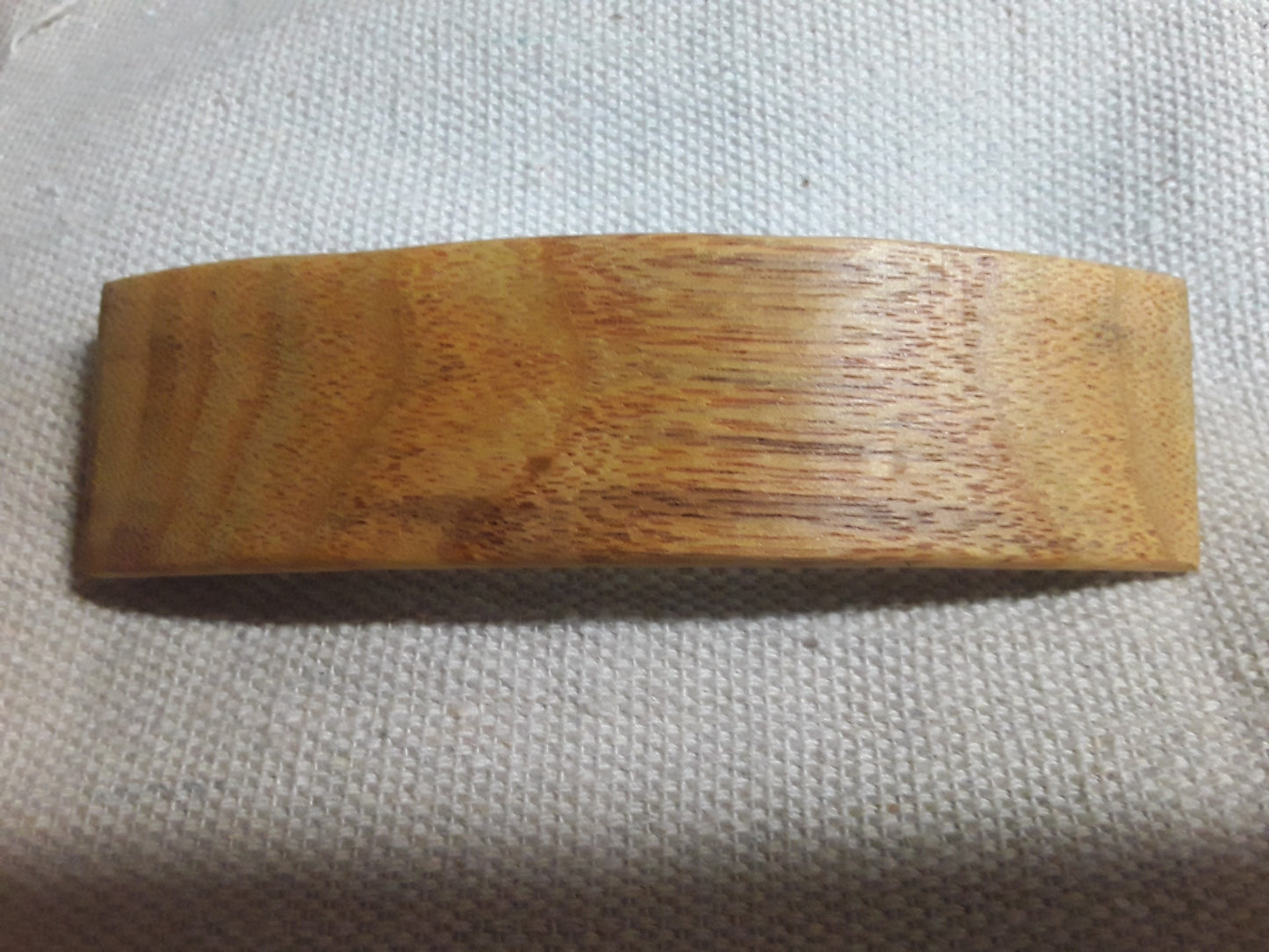 Canarywood Hair Barrette with French Clip
